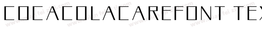 COCACOLACAREFONT TEXTMEDIUM GB1字体转换